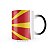 Caneca Mágica Bandeira Macedônia País - Imagem 3