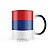 Caneca Mágica Bandeira Sérvia País - Imagem 3