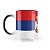 Caneca Mágica Bandeira Sérvia País - Imagem 2