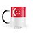Caneca Mágica Bandeira Singapura País - Imagem 2