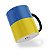Caneca Mágica Bandeira Ucrânia País - Imagem 4