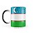 Caneca Mágica Bandeira Uzbequistão País - Imagem 2