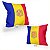 Almofada Bandeira Andorra País - Imagem 2