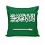 Almofada Bandeira Arábia Saudita País - Imagem 1