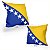 Almofada Bandeira Bósnia País - Imagem 2