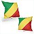 Almofada Bandeira Congo País - Imagem 2