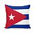 Almofada Bandeira Cuba País - Imagem 1