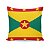 Almofada Bandeira Granada País - Imagem 1