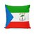 Almofada Bandeira Guiné Equatorial País - Imagem 1