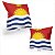 Almofada Bandeira Kiribati País - Imagem 2