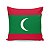 Almofada Bandeira Maldivas País - Imagem 1