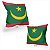 Almofada Bandeira Mauritânia País - Imagem 2