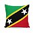 Almofada Bandeira São Cristóvão e Nevis País - Imagem 1