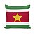 Almofada Bandeira Suriname País - Imagem 1
