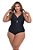 Maiô Plus Size Halter Liso - Imagem 2