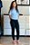 Calça Infantil Fusô feminina Bolso Lateral - Imagem 3