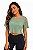 Blusa Fitness Feminina Cropped Tule - Imagem 1