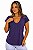 Blusa Fitness Feminina Dry Gola V - Imagem 1