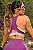 Top Fitness Feminino Bicolor Nadador - Imagem 3