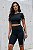 Bermuda Fitness Feminina Ciclista Listras Lateral - Imagem 2