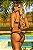 Calcinha de Biquini Avulso Summer Leque Dourado - Imagem 2