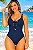 Maiô Amarração no Busto Azul Marinho Timboré - Imagem 1