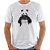 Camiseta Basica Nerderia e Lojaria panda priso Branca - Imagem 1