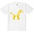 Camiseta Infantil Nerderia e Lojaria bexiga girafa BRANCA - Imagem 1