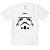 Camiseta Infantil Nerderia e Lojaria tormtrooper minimalista 2 BRANCA - Imagem 1