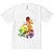 Camiseta Infantil Nerderia e Lojaria princesa splash branca de gelo BRANCA - Imagem 1