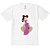 Camiseta Infantil Nerderia e Lojaria princesa roxa BRANCA - Imagem 1