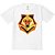 Camiseta Infantil Nerderia e Lojaria raposa geometrica BRANCA - Imagem 1