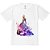Camiseta Infantil Nerderia e Lojaria princesa splash fashion BRANCA - Imagem 1