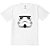 Camiseta Infantil Nerderia e Lojaria stortrooper minimalista 2 BRANCA - Imagem 1