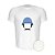 Camiseta AIR Nerderia e Lojaria seu madruga minimalista branca - Imagem 1