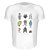 Camiseta Slim Nerderia e Lojaria robots desenho Branca - Imagem 1