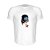 Camiseta Slim Nerderia e Lojaria capitao america geometrico Branca - Imagem 1