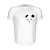 Camiseta Slim Nerderia e Lojaria panda Branca - Imagem 1
