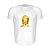 Camiseta Slim Nerderia e Lojaria star wars c3po Branca - Imagem 1