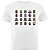 Camiseta Basica Nerderia e Lojaria herois 8bit Branca - Imagem 1