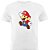 Camiseta Basica Nerderia e Lojaria mario bros Branca - Imagem 1