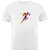 Camiseta Basica Nerderia e Lojaria runner paint Branca - Imagem 1