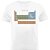 Camiseta Basica Nerderia e Lojaria tabela periodica Branca - Imagem 1