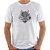 Camiseta Basica Nerderia e Lojaria lobo Branca - Imagem 1