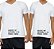 Camiseta Gola V Nerderia e Lojaria panda minimalista BRANCA - Imagem 3