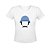 Camiseta Gola V Nerderia e Lojaria seu madruga minimalista BRANCA - Imagem 1