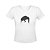 Camiseta Gola V Nerderia e Lojaria superman minimalista BRANCA - Imagem 1