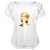 Camiseta Baby Look Nerderia e Lojaria c3po splash BRANCA - Imagem 1