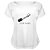 Camiseta Baby Look Nerderia e Lojaria sabre de luz BRANCA - Imagem 1