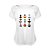 Camiseta Baby Look Nerderia e Lojaria batman minimalista BRANCA - Imagem 1